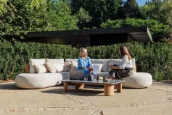 Loungeset Garten Mila Gescova - Hellgrau - Textilene