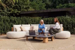 Loungeset Garten Mila Gescova - Hellgrau - Textilene