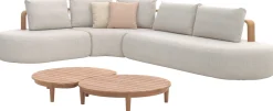 Loungeset Garten Mila Gescova - Hellgrau - Textilene