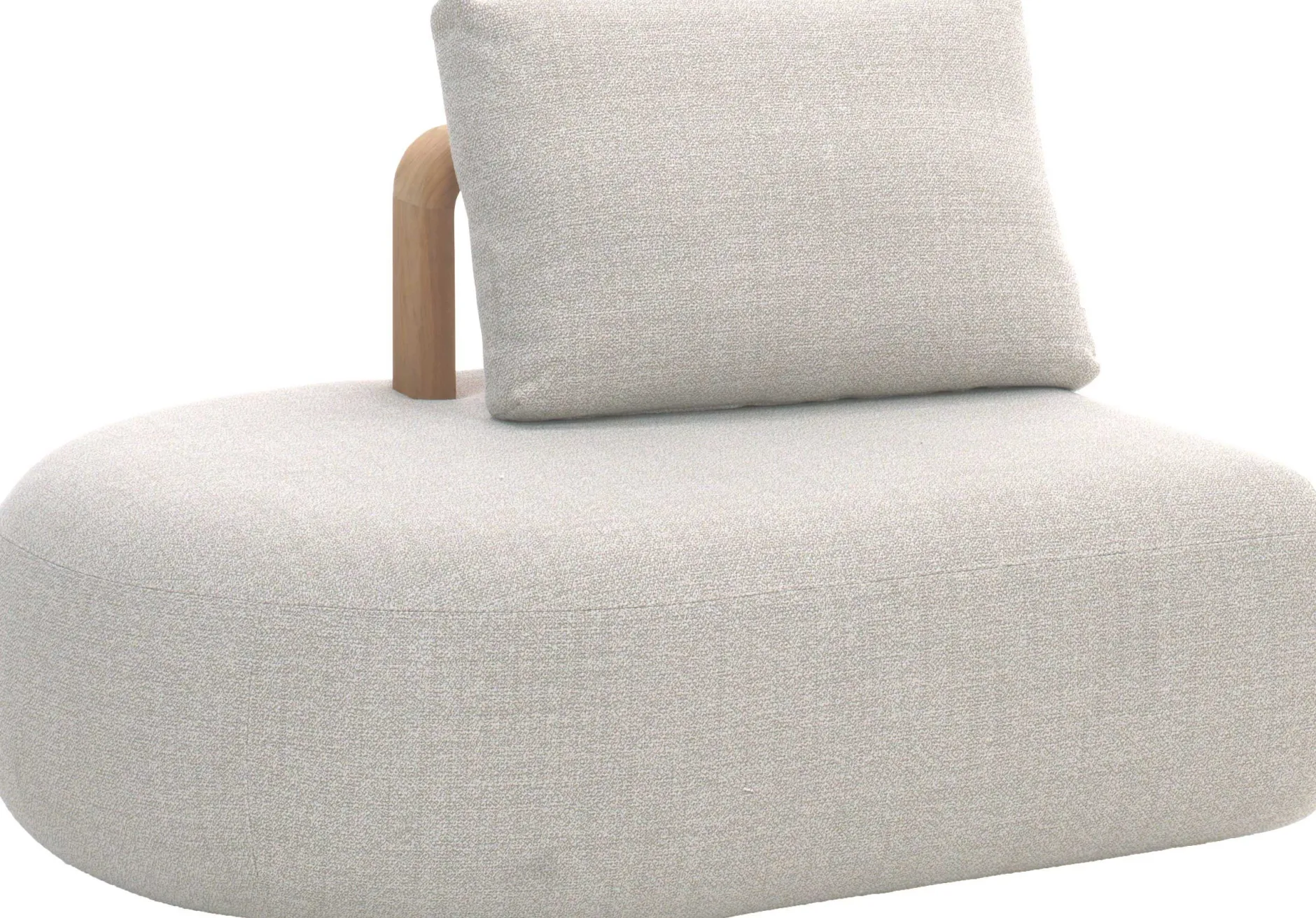 Loungeset Garten Mila Gescova - Hellgrau - Textilene