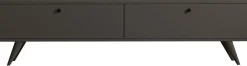 Lowboard Paris - 100% MELAMINE - Anthrazit - 160 x 40 x 25 cm