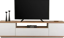 Lowboard Veramont - 100% MELAMINE - Weiß - 180 x 44,6 x 44,5 cm