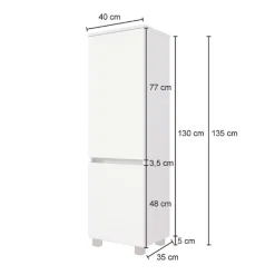 LunaBadezimmer : Spiegelschrank, Waschbeckenschrank, 2x Säulenschrank - Anthrazit/Eiche