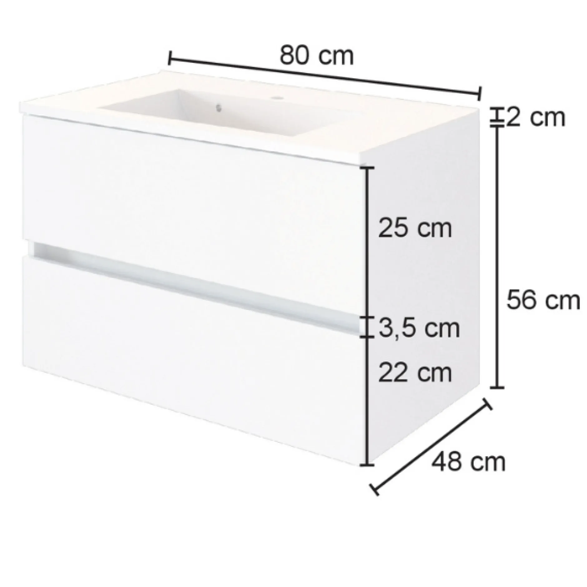 LunaBadezimmer : Spiegelschrank, Waschtischschrank, Säulenschrank - anthrazit/ocker