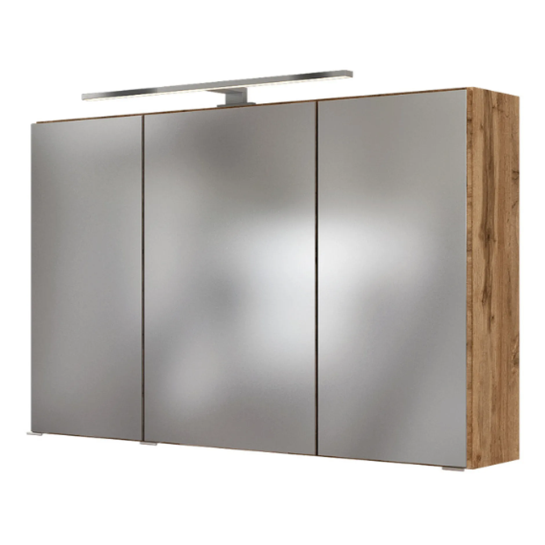 LunaBadezimmer : Spiegelschrank, Waschtischschrank, Säulenschrank - anthrazit/ocker