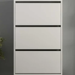 Lupa 3 Schuhschrank | 70x25x109cm | Hängemodell | Weiß