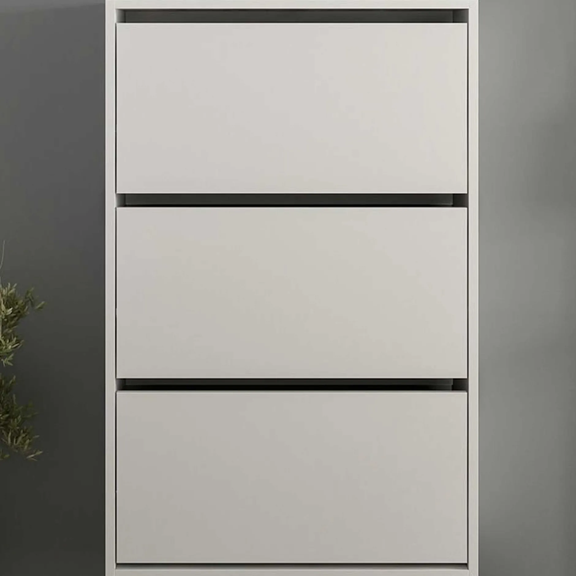 Lupa 3 Schuhschrank | 70x25x109cm | Hängemodell | Weiß