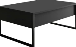 Luxe C Couchtisch | 100 % MELAMIN | Anthrazit, Schwarz