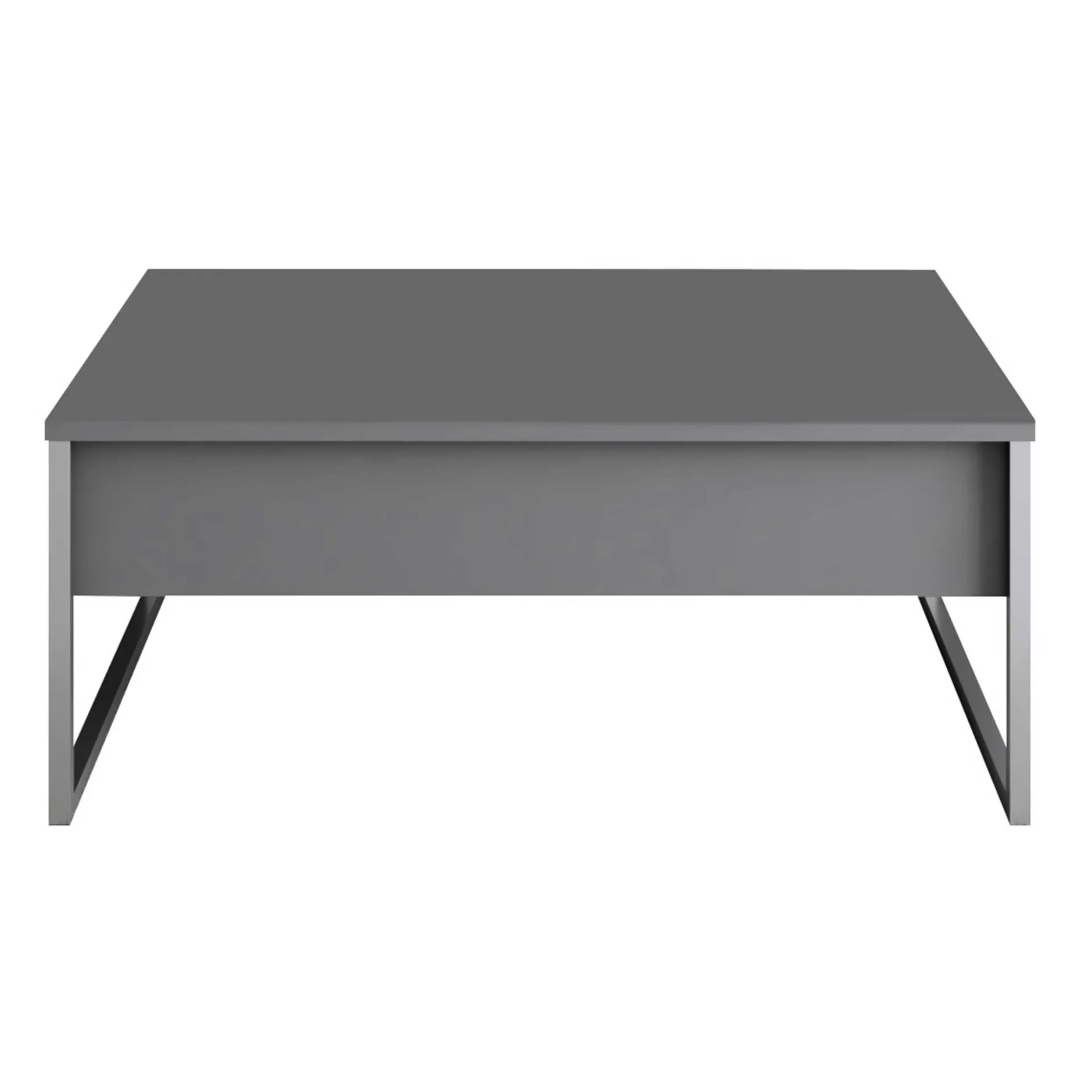 Luxe Couchtisch | 100% MELAMIN | Anthrazit, Silber