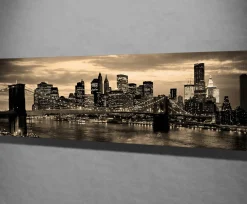 Majestic Dekoratives Leinwandbild | Holzrahmen | 30 x 80 cm
