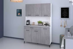 Maleficent Buffetschrank mit 6 Türen und 1 Schublade - Betonoptik