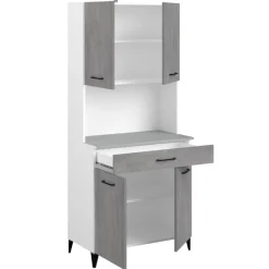 Maleficent Buffetschrank mit 4 Türen und 1 Schublade - Betonoptik