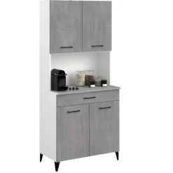 Maleficent Buffetschrank mit 4 Türen und 1 Schublade - Betonoptik