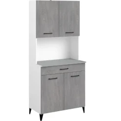 Maleficent Buffetschrank mit 4 Türen und 1 Schublade - Betonoptik