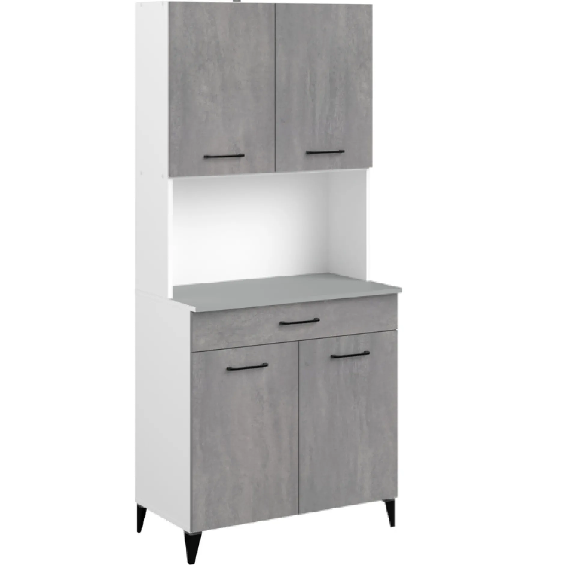 Maleficent Buffetschrank mit 4 Türen und 1 Schublade - Betonoptik