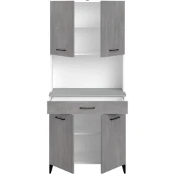 Maleficent Buffetschrank mit 4 Türen und 1 Schublade - Betonoptik
