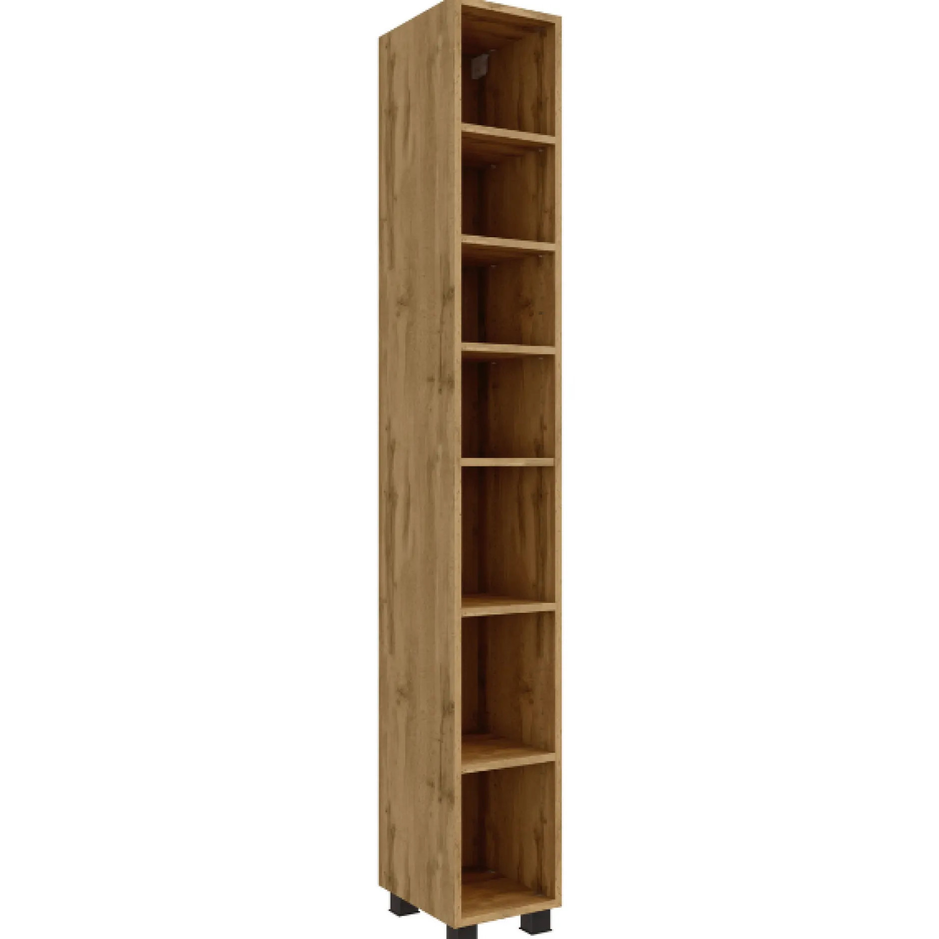 MalvoBadezimmer : Spiegelschrank, Waschtischschrank, Säulenschrank, Regal - Eiche