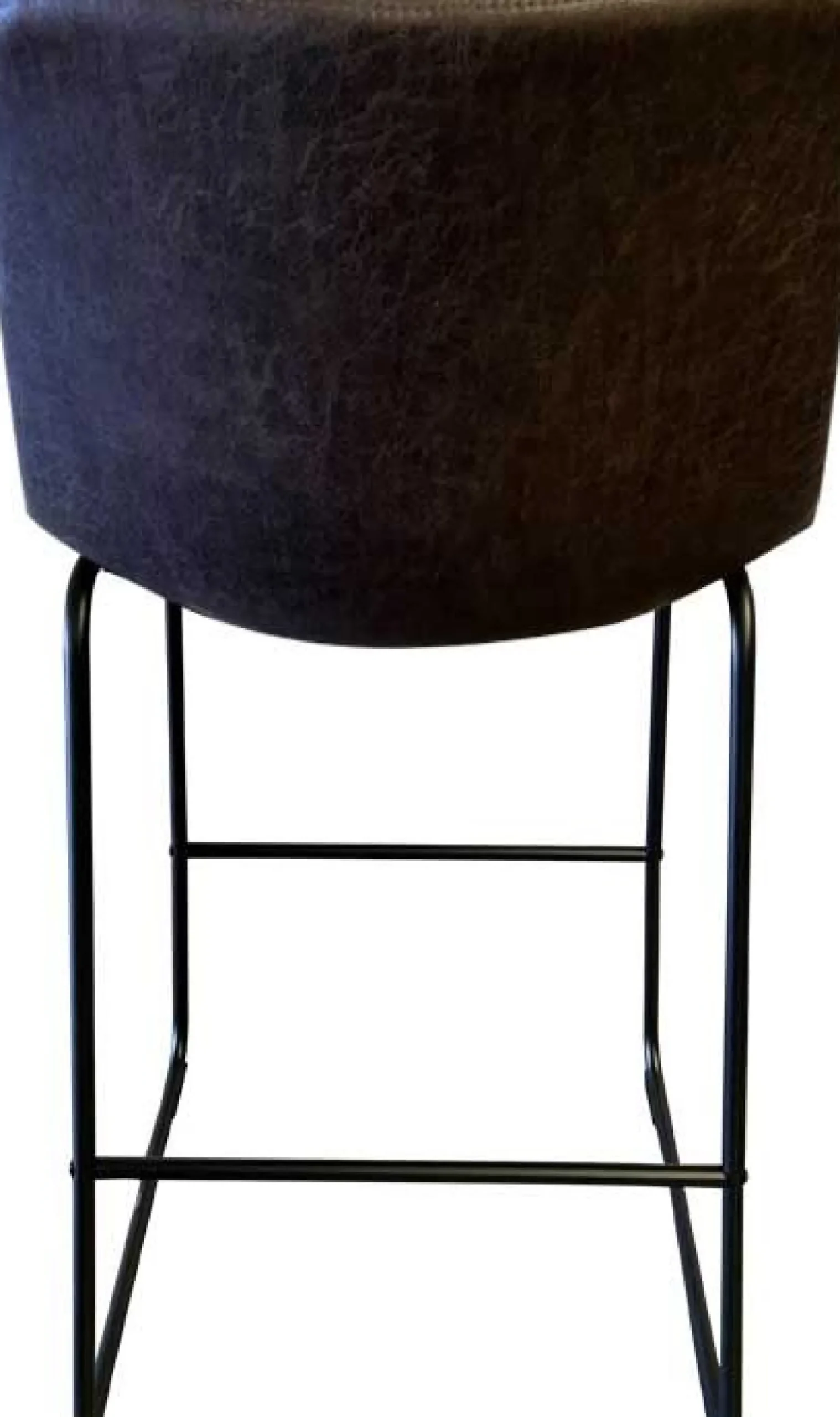 Mancia PU Dunkelbraun Barhocker - Vintage PU Polsterung | 99x48x56 cm