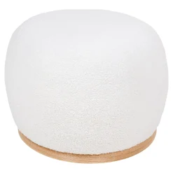 Manhattan Grau Bouclé Hocker - 54,5x88,5x36 cm
