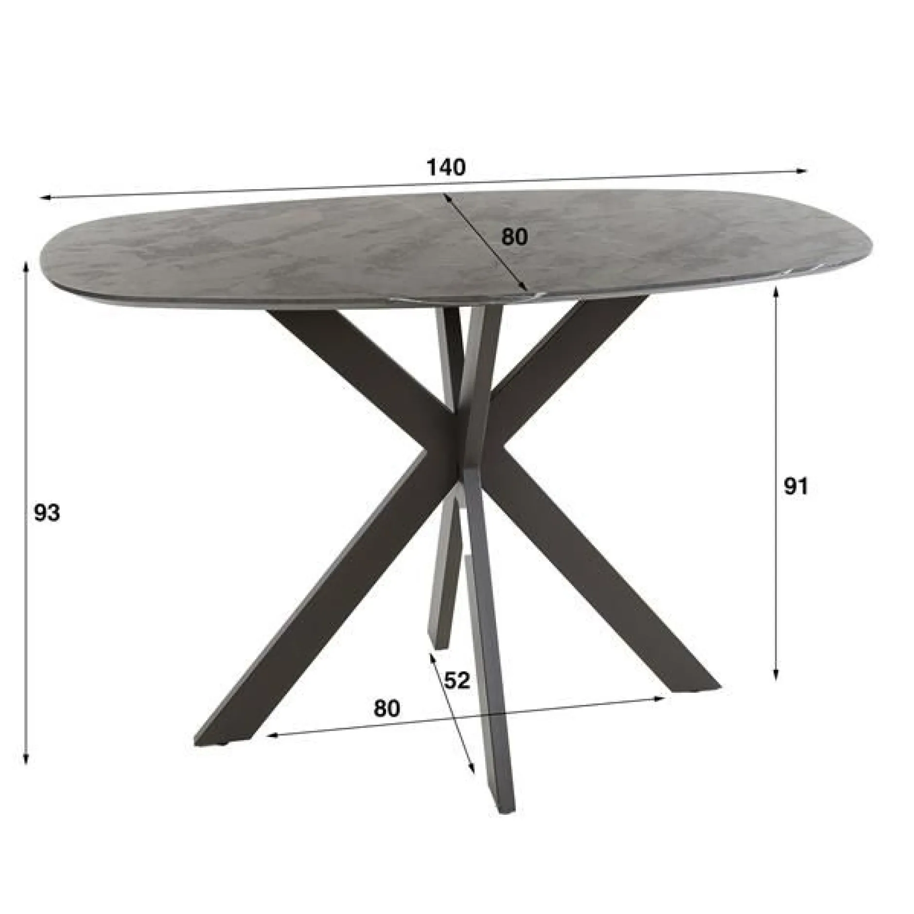 Mariola Bartisch 140x80 cm-schwarz-braun
