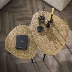 Mariola Couchtisch-Set Bio-Antik-Bronze