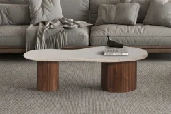 Marlon Couchtisch | 120 x 60 x 40 cm | Travertin Beige