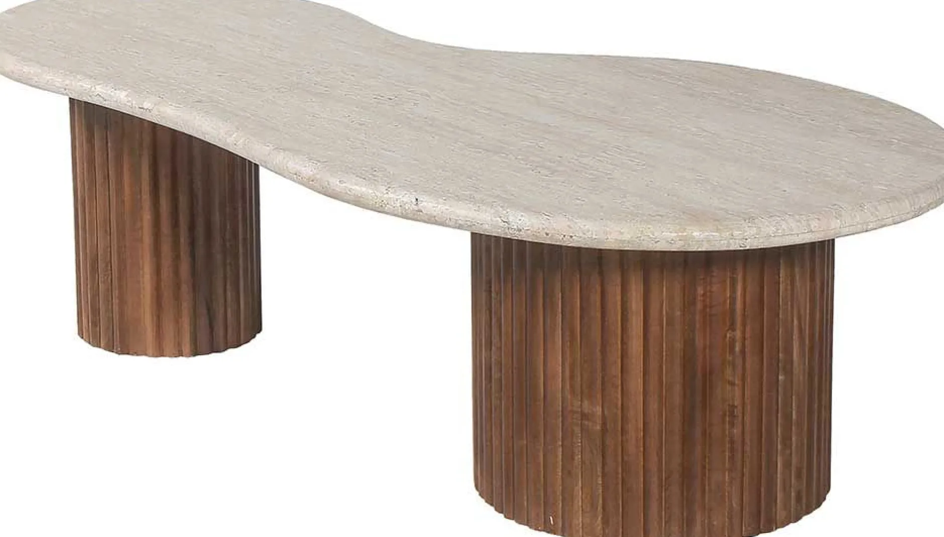 Marlon Couchtisch | 120 x 60 x 40 cm | Travertin Beige