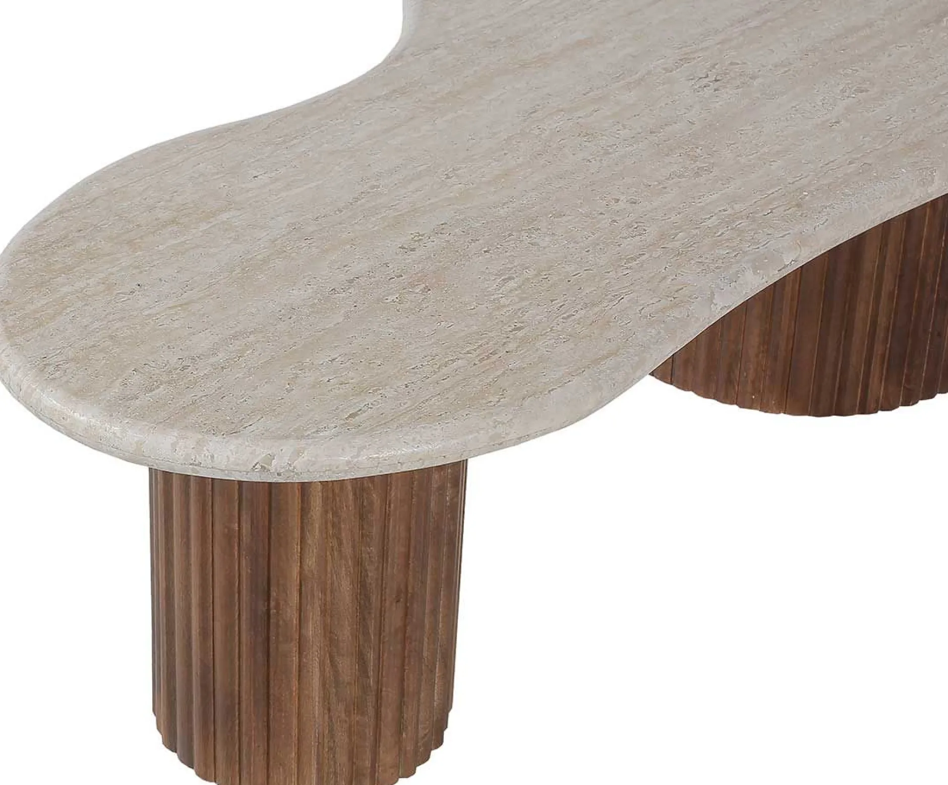 Marlon Couchtisch | 120 x 60 x 40 cm | Travertin Beige