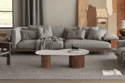 Marlon Couchtisch | 120 x 60 x 40 cm | Travertin Beige
