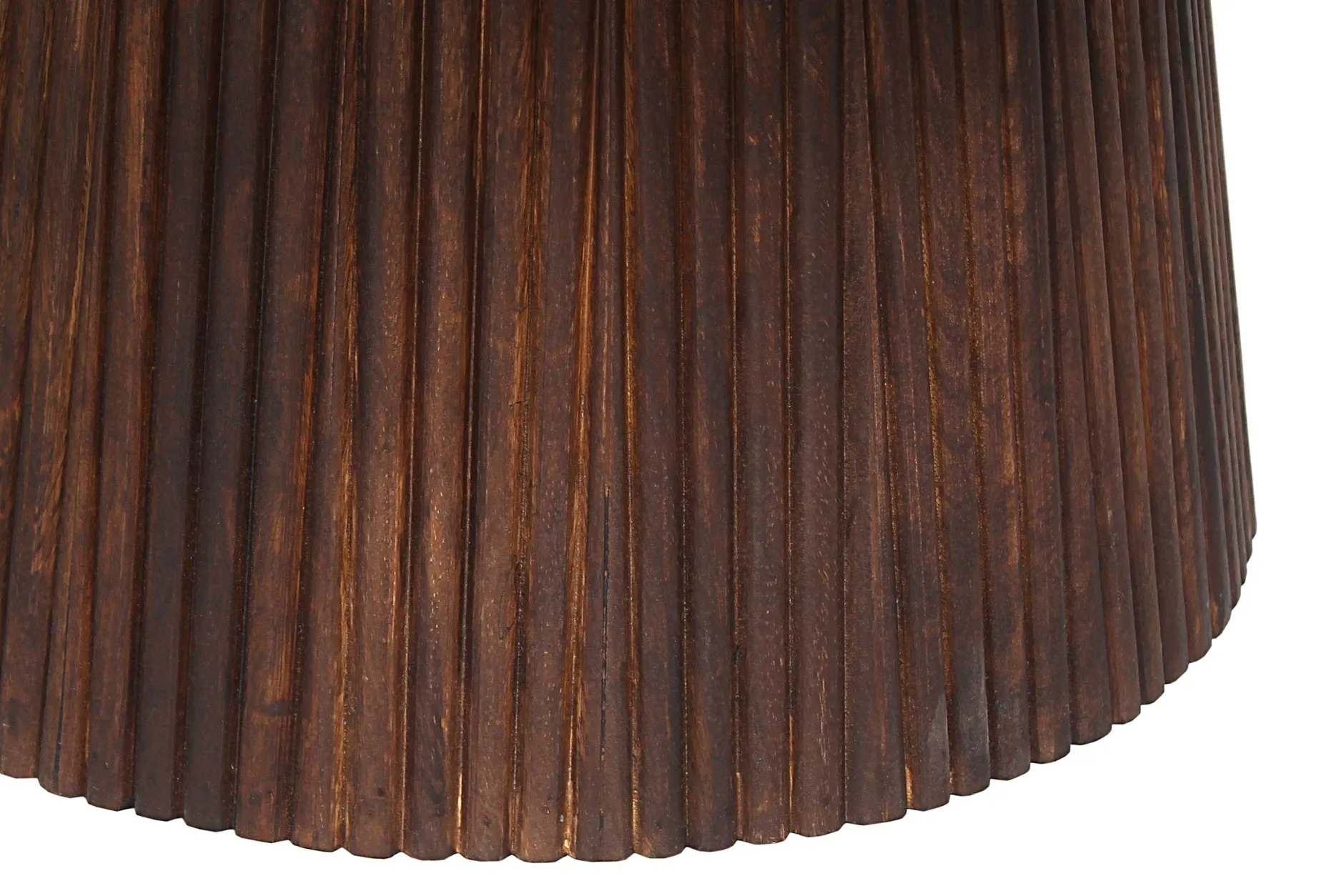 Miguel Runder Couchtisch 80cm Dunkelbraun