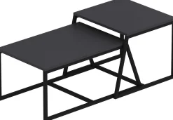 Minimal Couchtisch | 100 % MELAMIN | Anthrazit