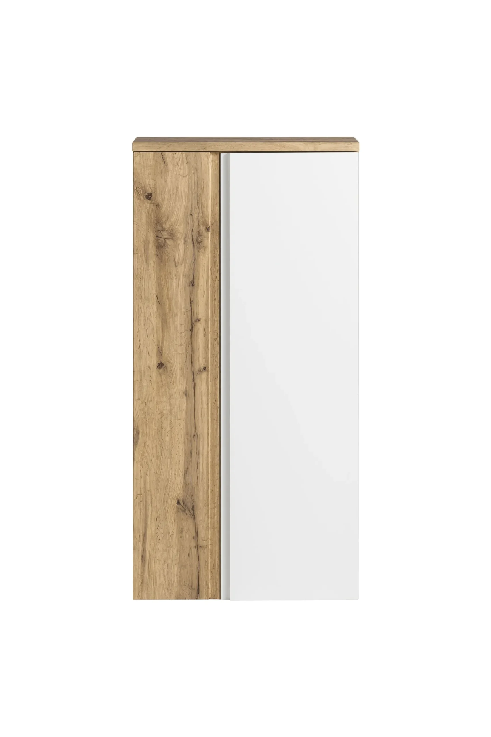 Mittelgroßer Aufbewahrungsschrank Varese | 65 x 35 x 130 cm | Weiß