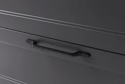 Mittelgroßer Lagerschrank Meran | 40 x 35 x 130 cm | Grau