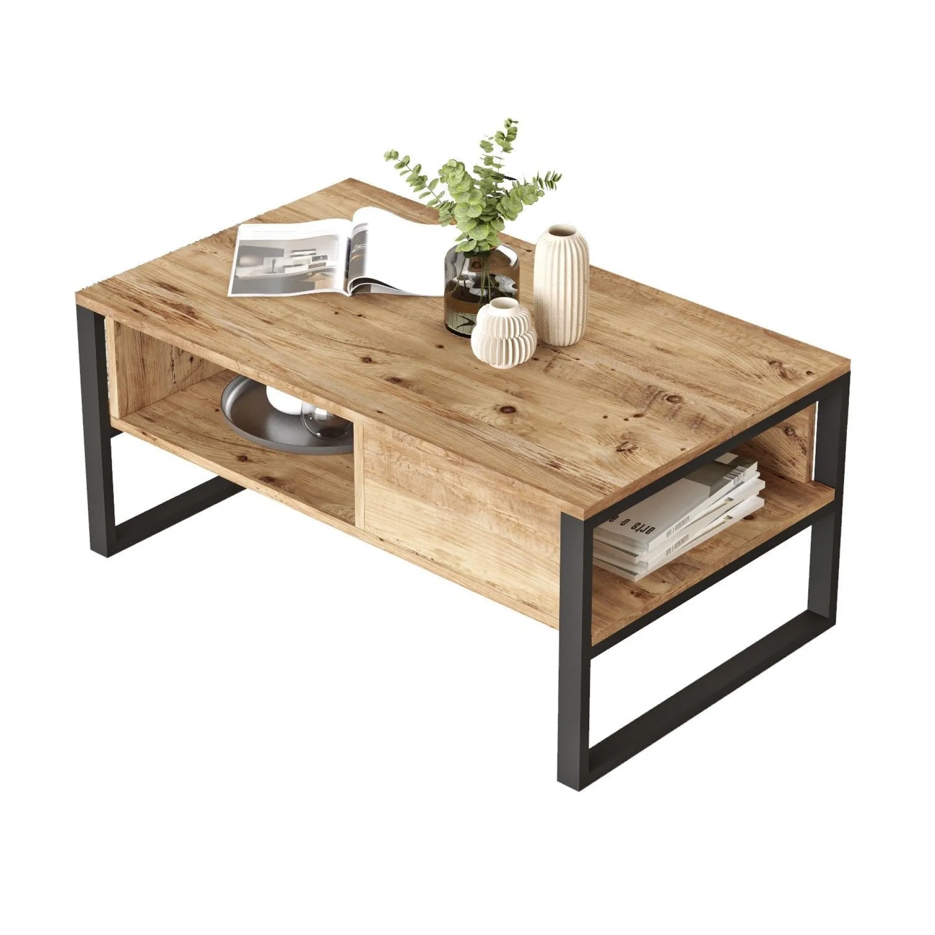 ML34 Couchtisch | 100 % MELAMIN | Atlantische Kiefer