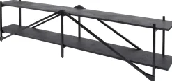 Moderner TV-Schrank 220cm XL Piega in Grau