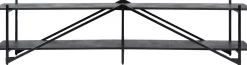 Moderner TV-Schrank 220cm XL Piega in Grau