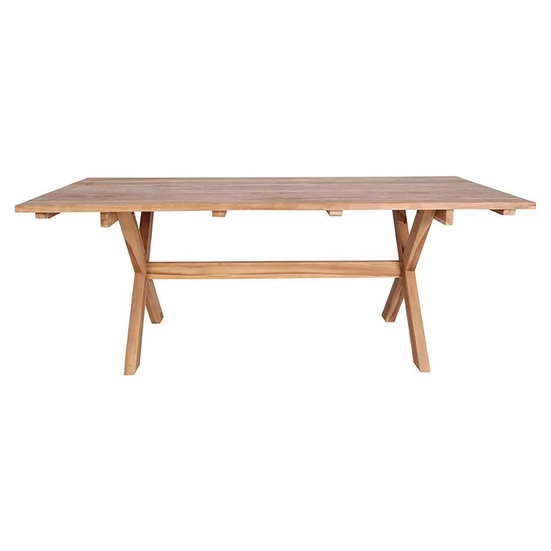Murcia Esstisch aus Teakholz - Ausführung Natur, 200x90x75 cm