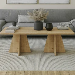Mushroom 2 Couchtisch | 100 % MELAMIN | Saphir-Eiche