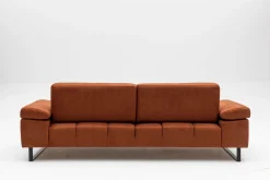 Mustang 3-Sitzer-Schlafsofa | BUCHENHOLZ / SPANPLATTE | Orange