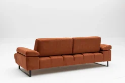 Mustang 3-Sitzer-Schlafsofa | BUCHENHOLZ / SPANPLATTE | Orange