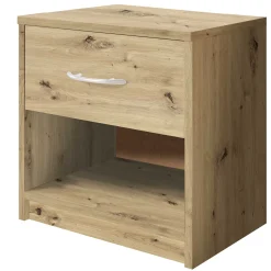 Nachttisch Beppu mit 1 Schublade - Eiche alt