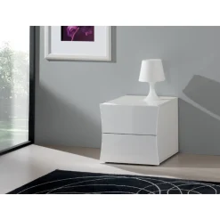 Nachttisch Fonte | 50 x 40 x 41,3 cm | High Gloss White