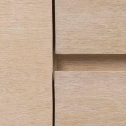 NaliniEsszimmer : Esstisch, Anrichte, Vitrine - Eiche hell furniert