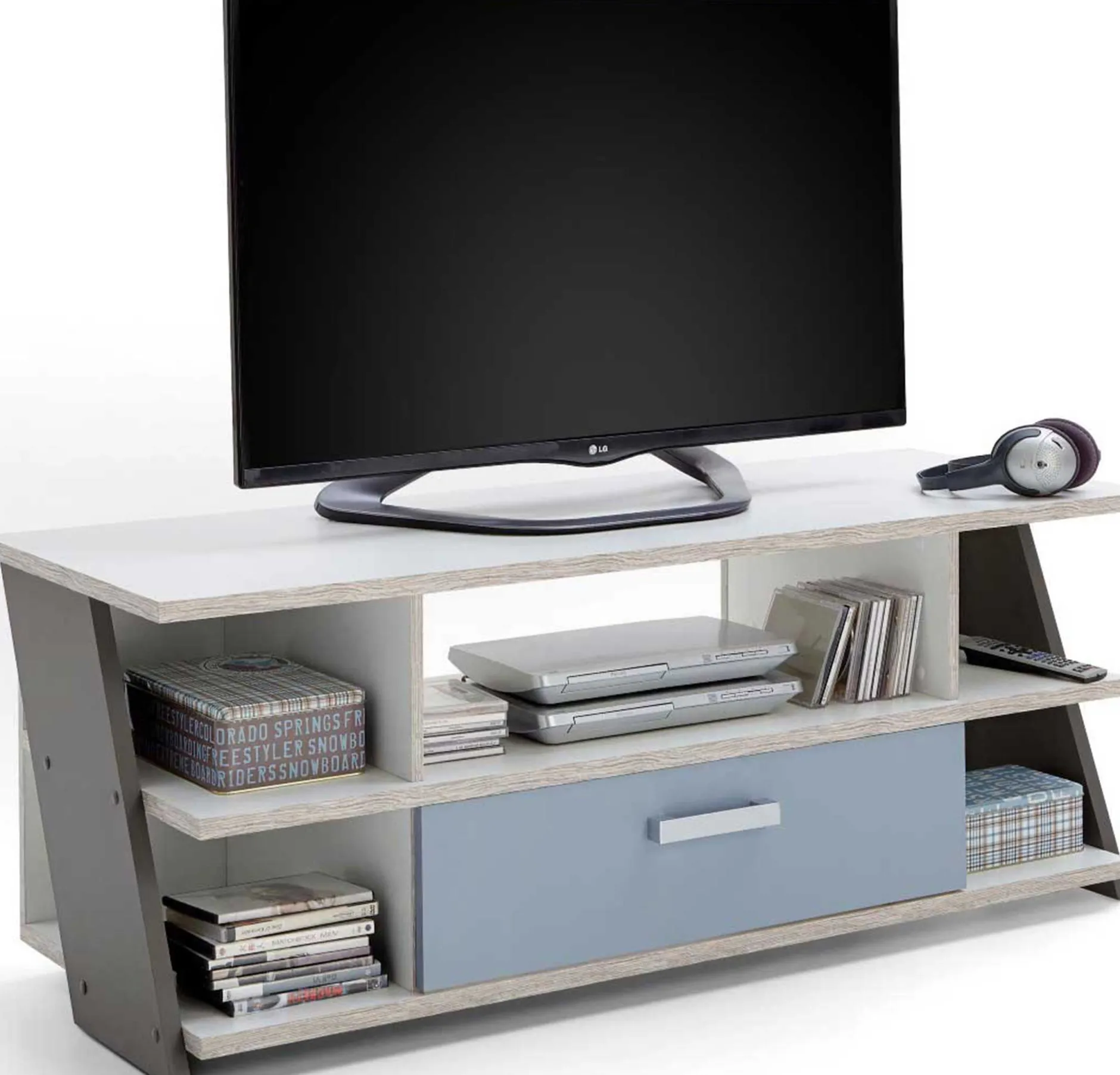 Nano 135cm Fernsehmöbel - grau