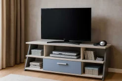 Nano 135cm Fernsehmöbel - grau