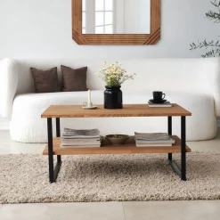 Neta C Couchtisch | Kiefernholz | Eiche