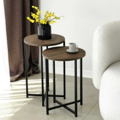 Neta Couchtisch | Kiefernholz | Walnuss