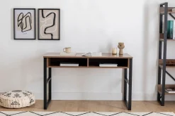 Nove Schreibtisch | 100 % MELAMIN | Walnuss