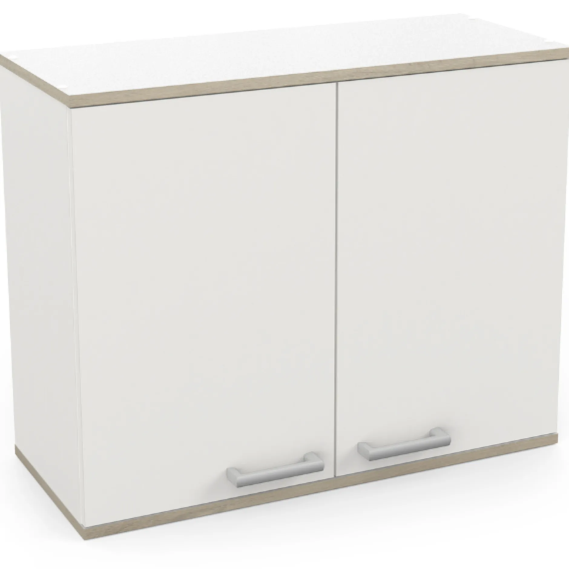 Oberschrank Chef-Kronberg Eiche/Mattweiß