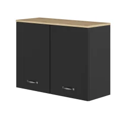 Oberschrank Küche Manchester | 80 x 32 x 60 cm | Helvezia Oak Design